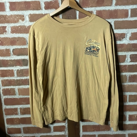 Chevy Camaro American Muscle Men’s L Long Sleeve T Shirt - Picture 1 of 4